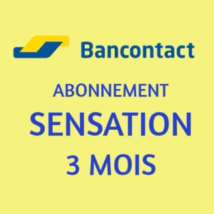 Abonnement SENSATION 3 mois (paiement via bancontact)