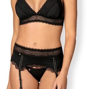 Pour me faire plaisir: Obsessive ensemble lolitte 3 pièces noir L