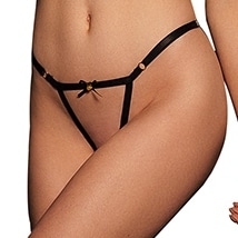 Pour me faire plaisir: Culotte ouverte AIME noire