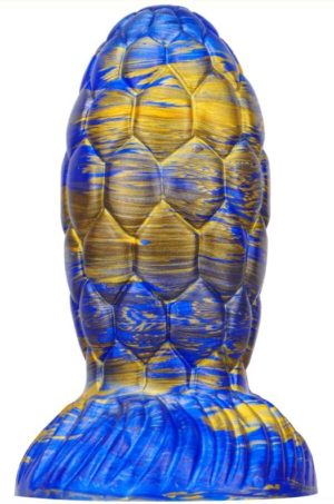 Pour me faire plaisir: Gode Oeuf de Dragon Warnax 13 x 7cm Bleu-Doré