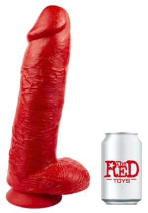 Pour me faire plaisir: Gode SANTA – 26 x 7.6 cm Rouge